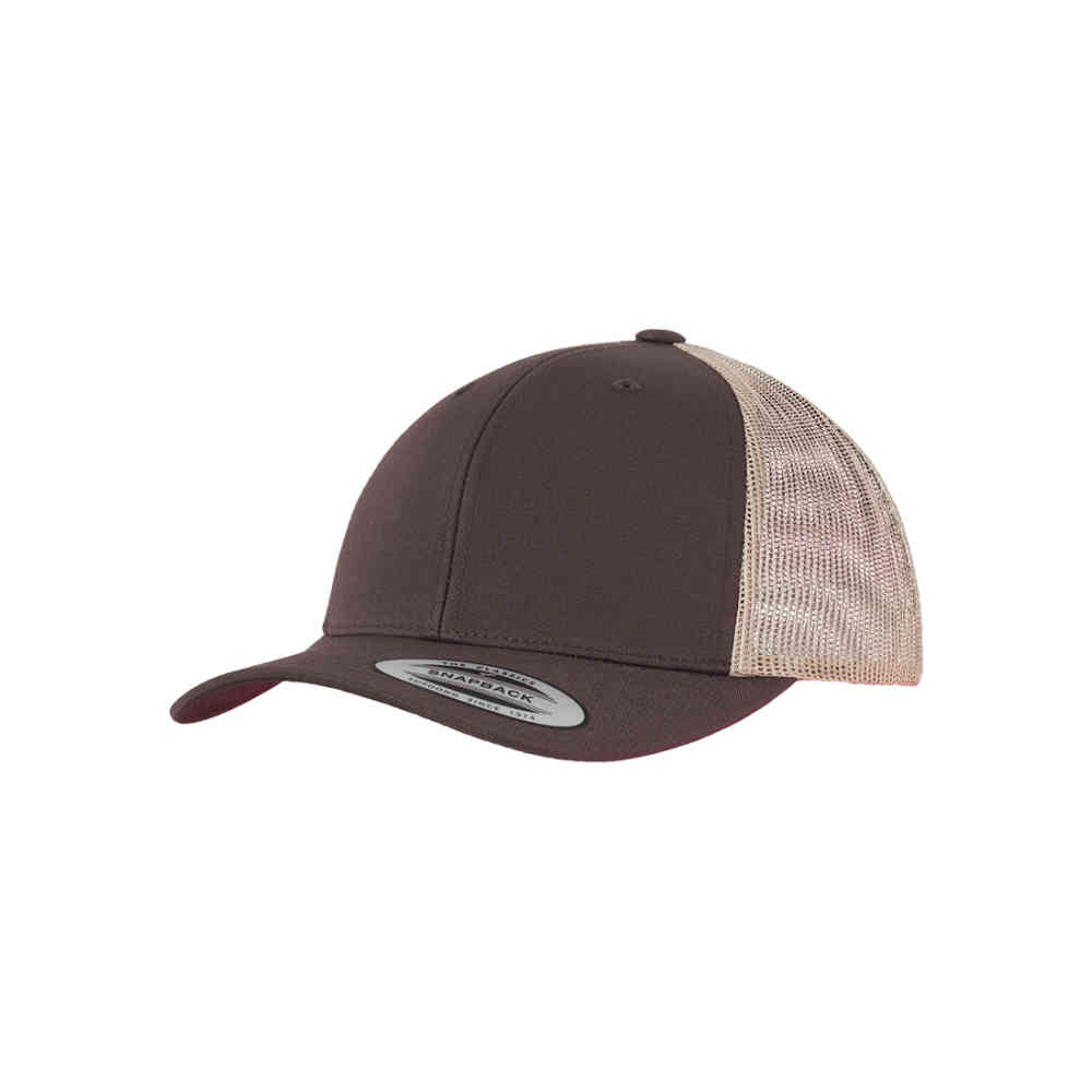 Flexfit - Retro Trucker 2Tone brn/khaki one size Trucker cap - Brown/Beige